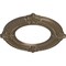 Ekena Millwork Benson Ceiling Medallion (Fits Canopies up to 6 1/8"), 11 1/8"OD x 6 1/8"ID x 5/8"P, Warm Silver CM11BNWSS - alternate 3